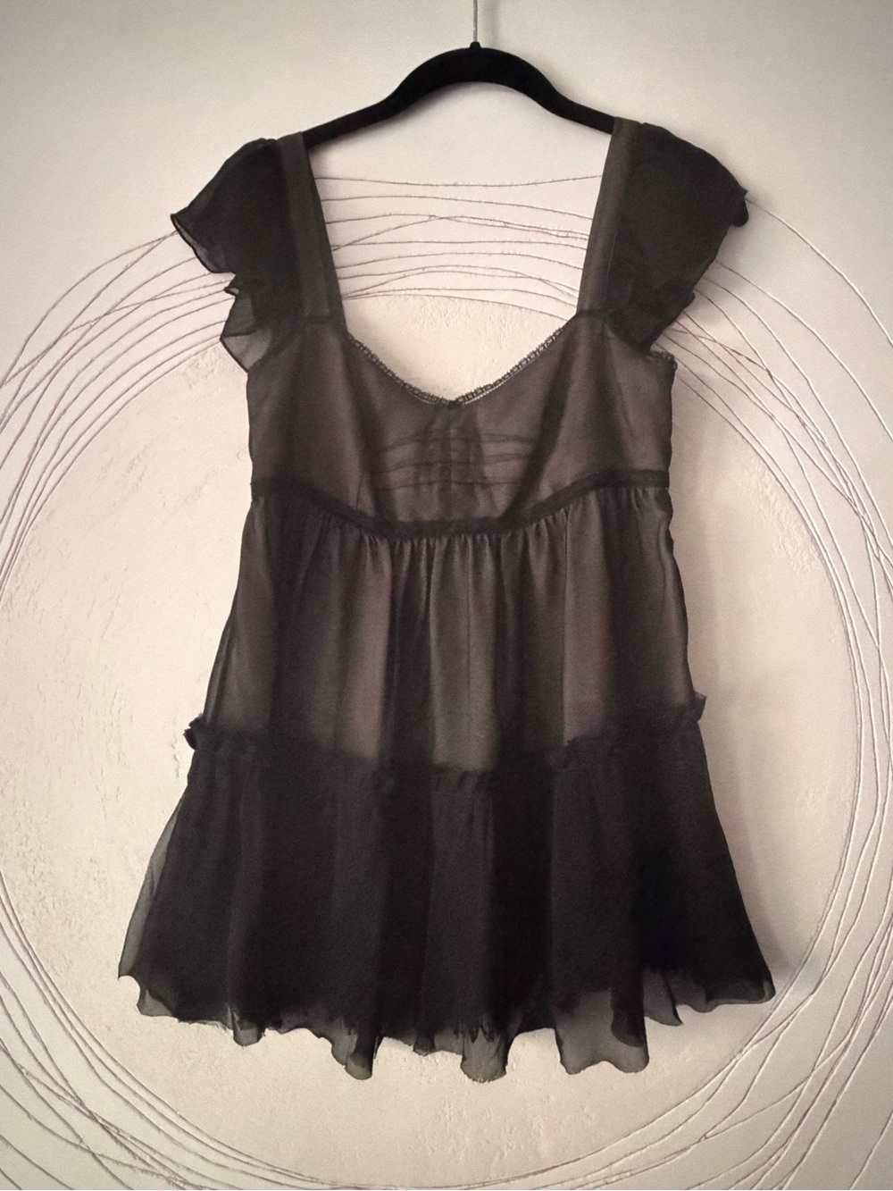 Vintage Dolce & Gabbana (D&G) Silk Fringe Top